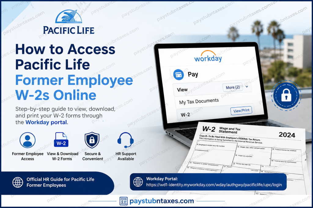 How to Access Pacific Life Former Employee W-2s Online