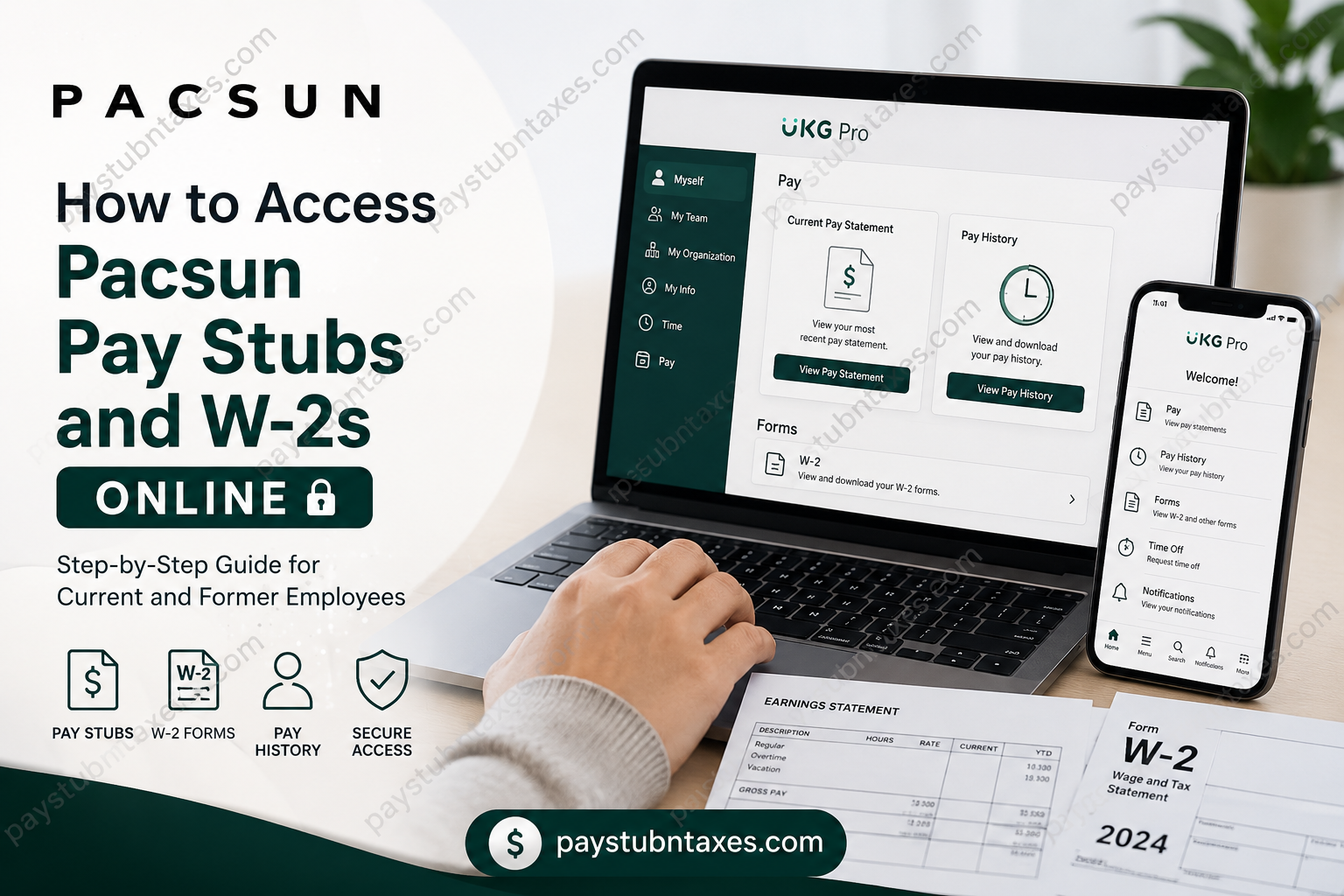 How to Access Pacsun Pay Stubs and W-2s Online