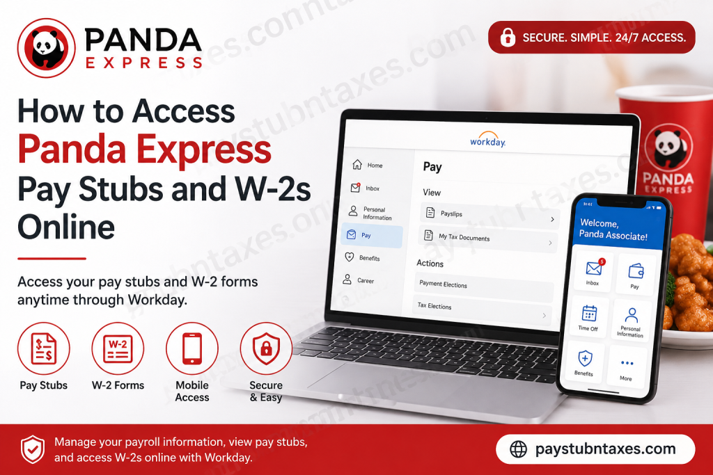 How to Access Panda Express Pay Stubs and W-2s Online