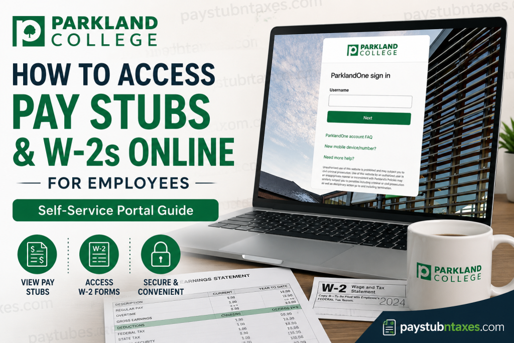 How to Access Parkland College Pay Stubs and W-2s Online