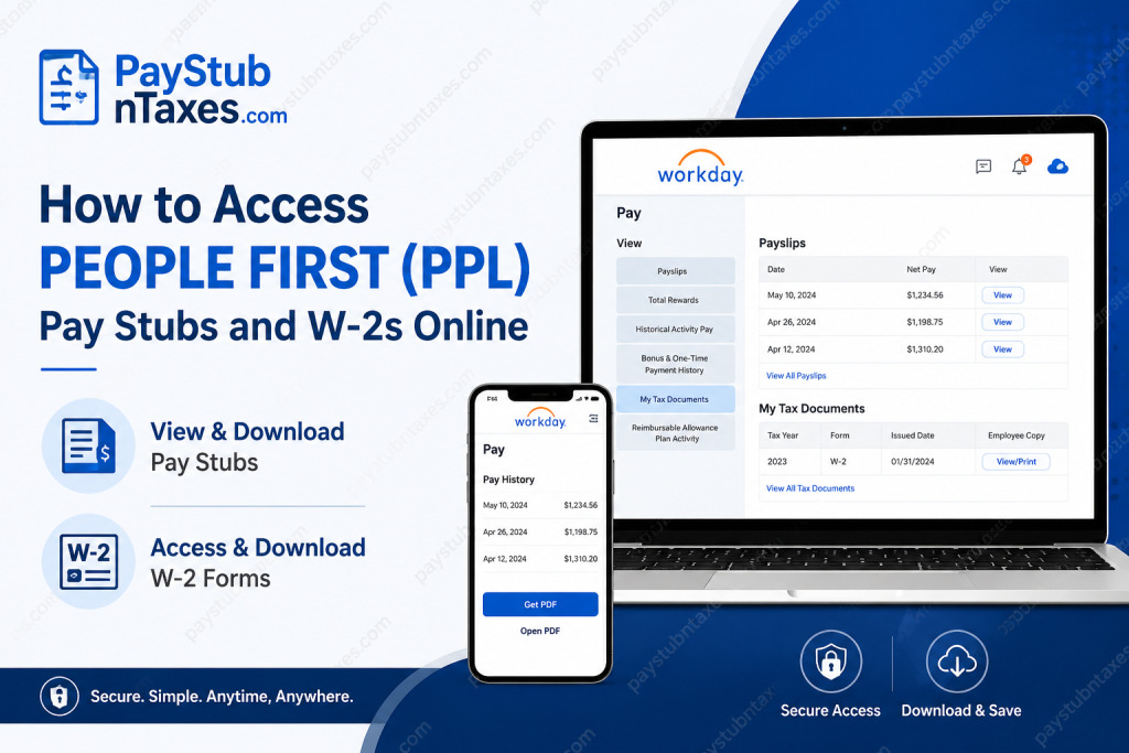 How to Access People First Pay Stubs and W-2s Online