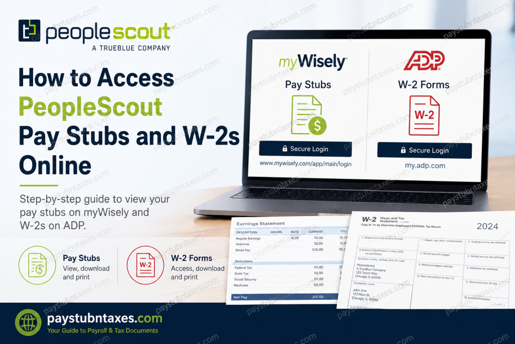 How to Access PeopleScout Pay Stubs and W-2s Online