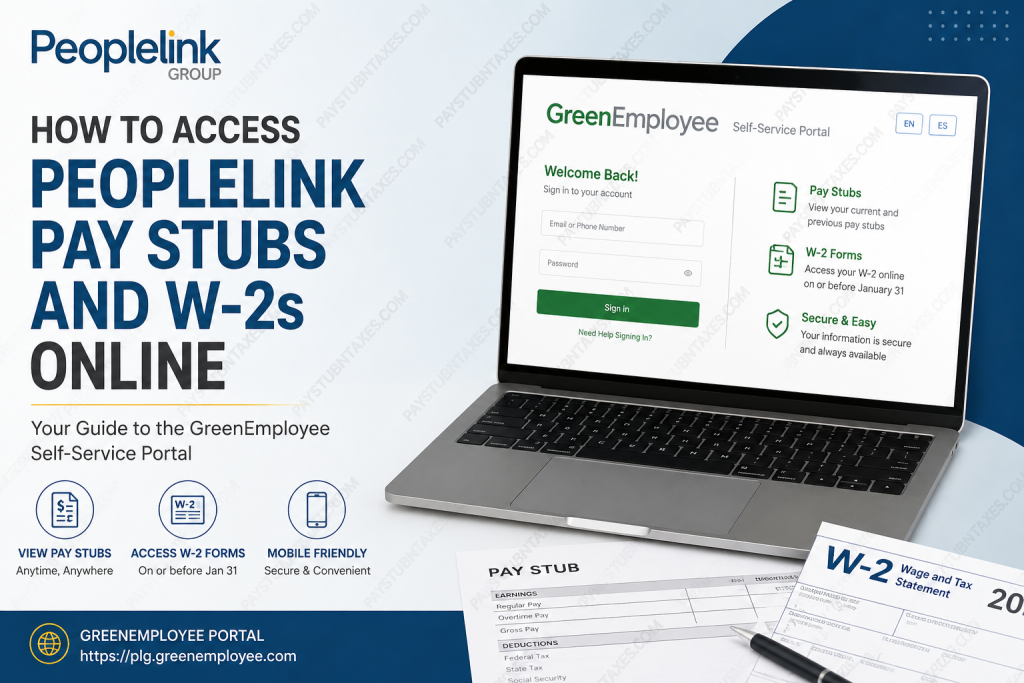 How to Access Peoplelink Pay Stubs and W-2s Online