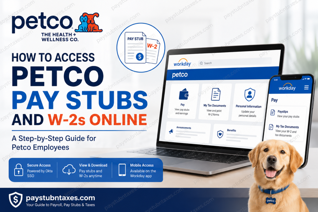 How to Access Petco Pay Stubs & W2s Online