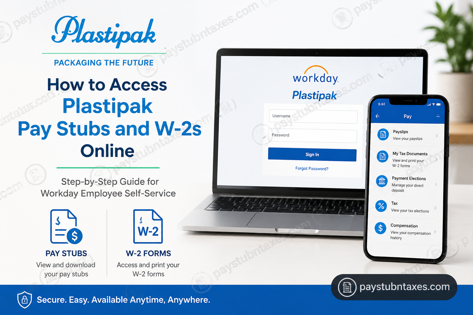 How to Access Plastipak Pay Stubs and W-2s Online