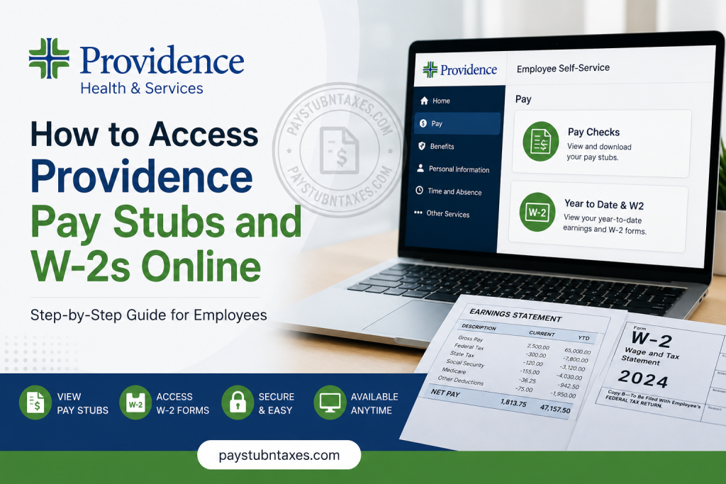 How to Access Providence Pay Stubs and W-2 Forms Online