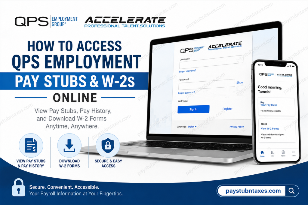 How to Access QPS Employment Pay Stubs and W-2s Online