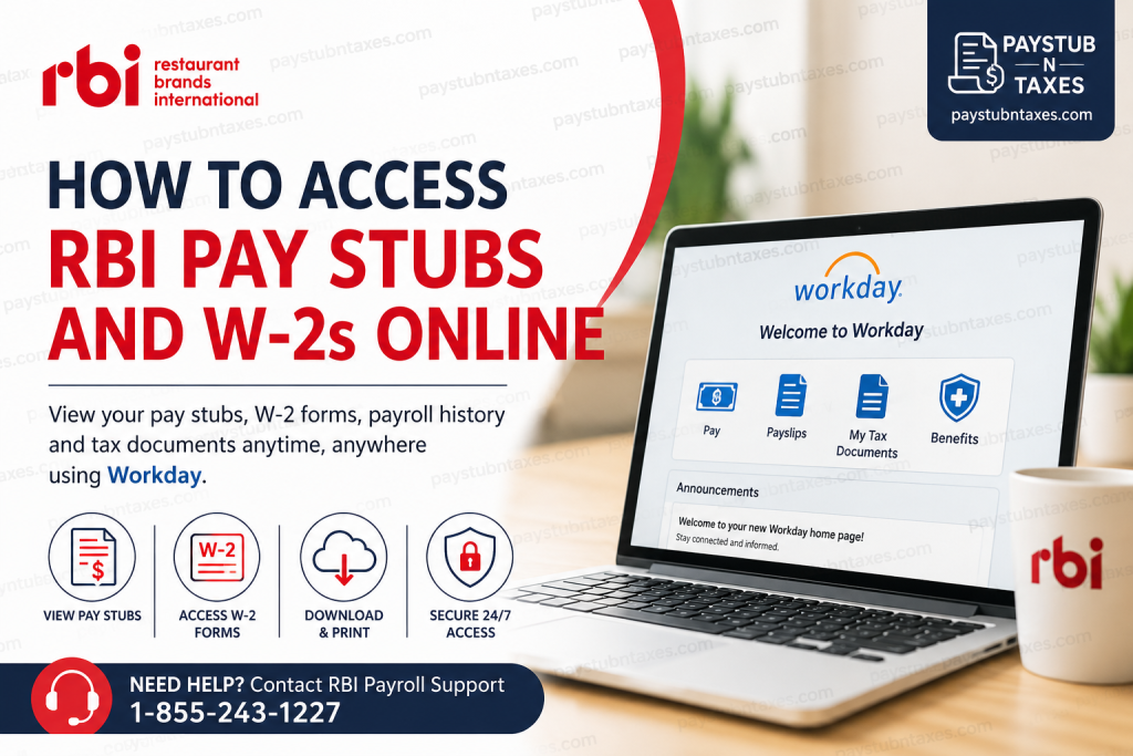 How to Access RBI Pay Stubs and W-2s Online