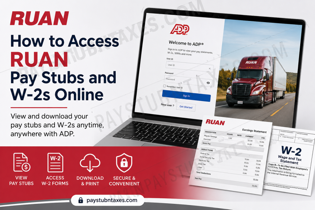 How to Access RUAN Pay Stubs and W-2s Online