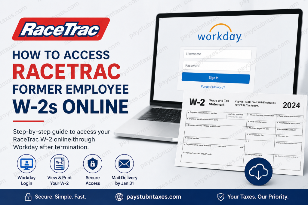 How to Access RaceTrac Former Employee W-2s Online