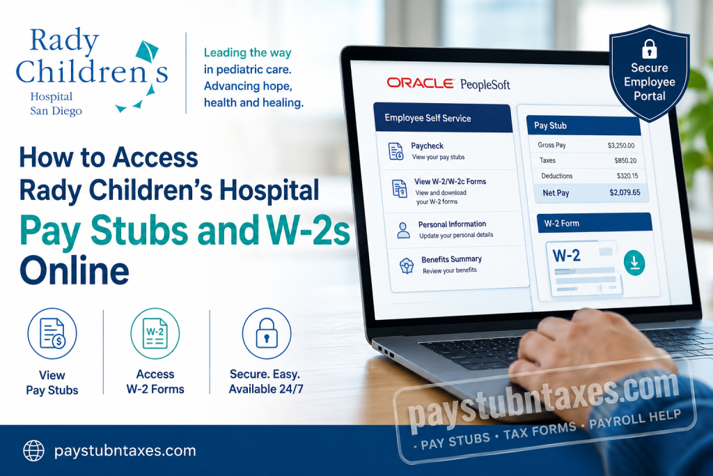 How to Access Rady Children’s Hospital Pay Stubs and W-2s