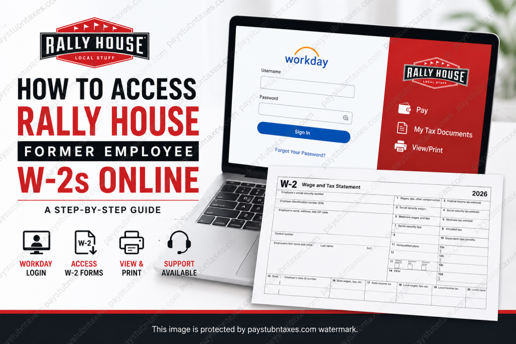 How to Access Rally House Former Employee W-2s Online