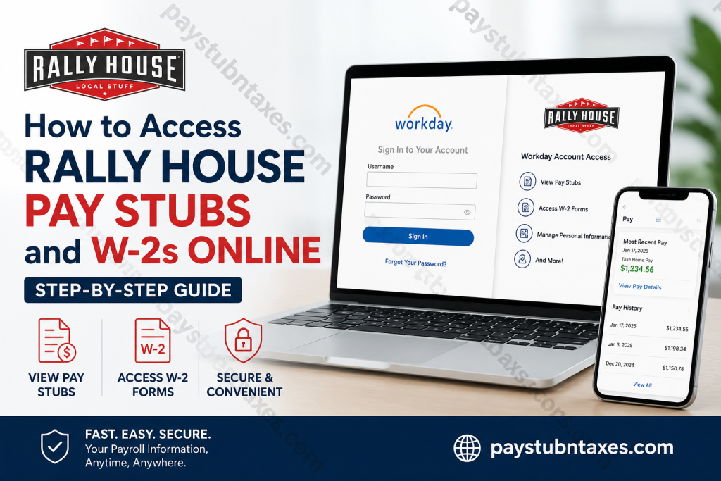 How to Access Rally House Pay Stubs and W-2s Online