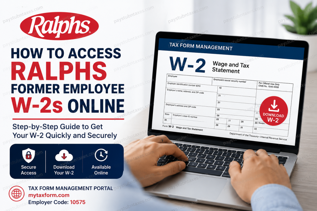 How to Access Ralphs Former Employees’ W-2s Online