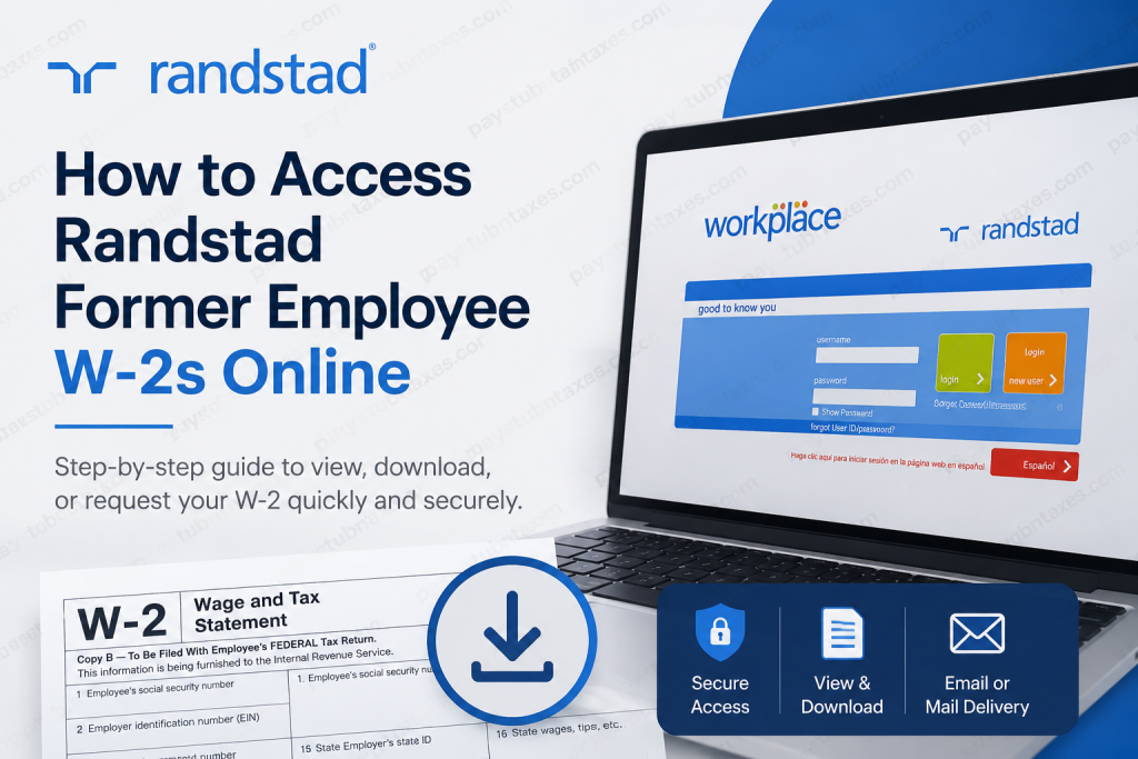 How to Access Randstad Former Employee W-2s Online