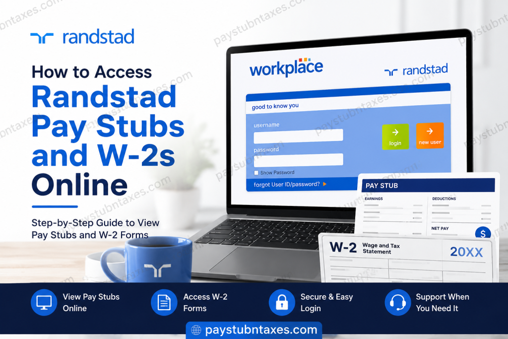 How to Access Randstad Pay Stubs and W-2s Online