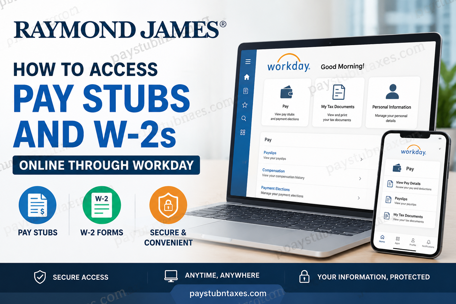 How to Access Raymond James Pay Stubs and W-2s Online