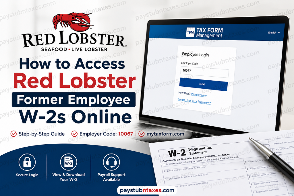 How to Access Red Lobster Former Employee W-2s Online