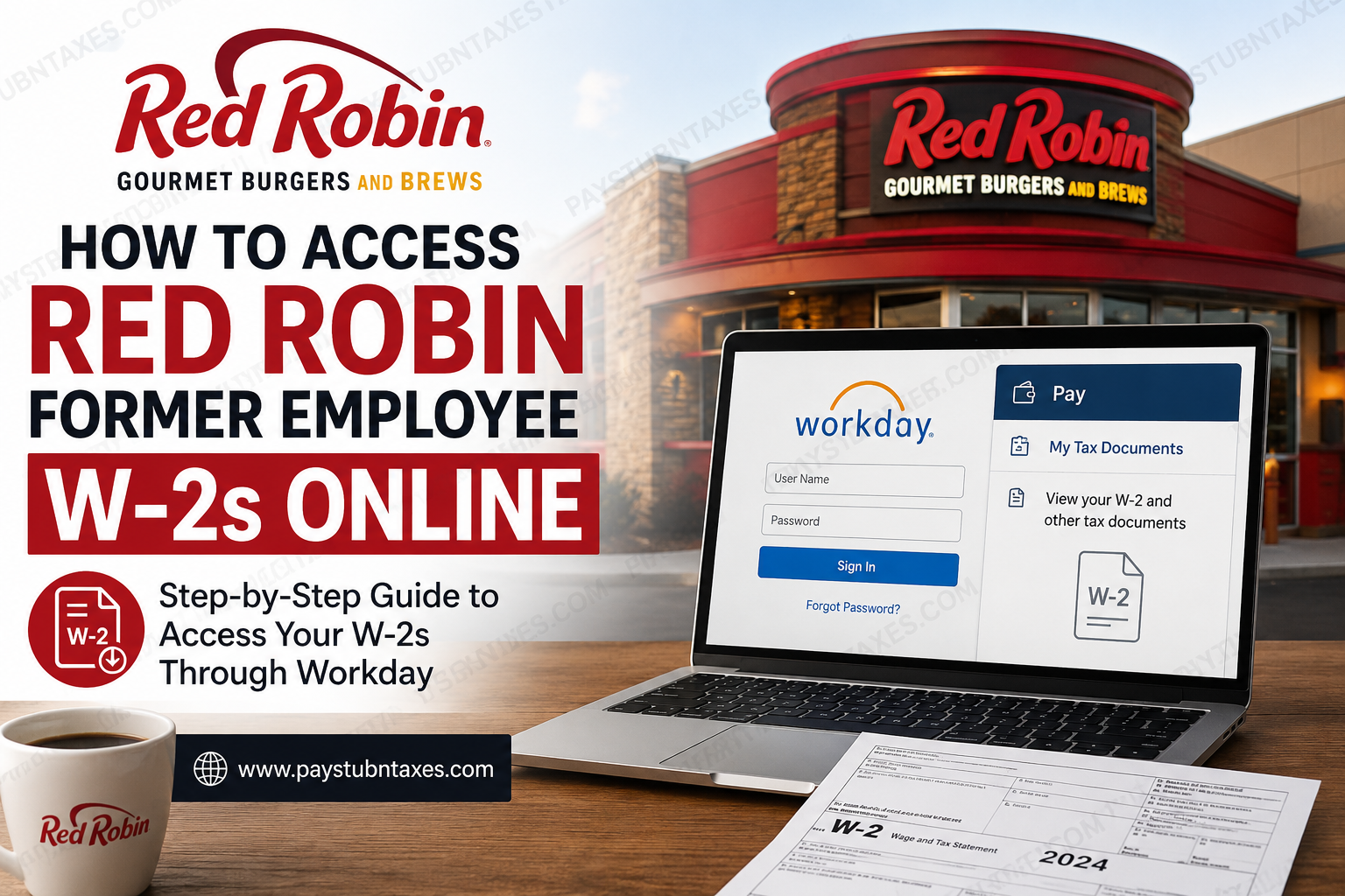 How to Access Red Robin Former Employee W-2s Online