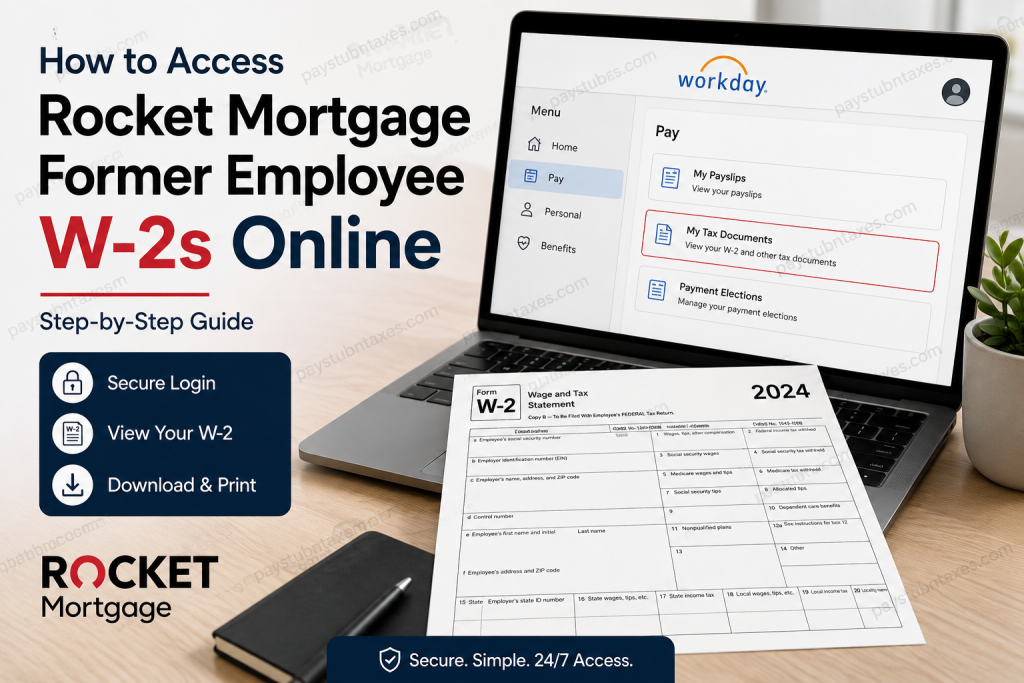 How to Access Rocket Mortgage Former Employee W-2s Online