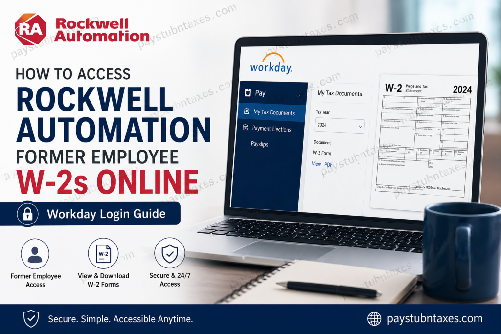 How to Access Rockwell Automation Former Employee W2s Online