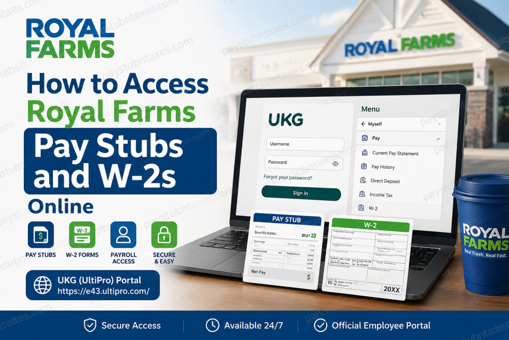 How to Access Royal Farms Pay Stubs and W-2s Online