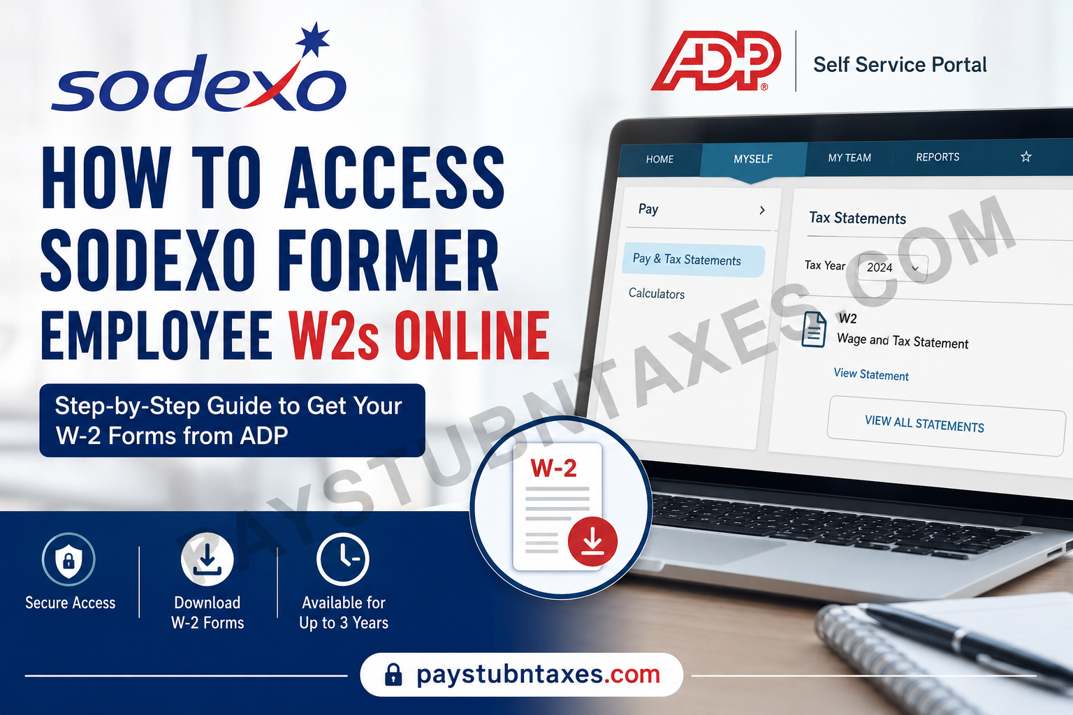 How to Access Sodexo Former Employee W2s Online