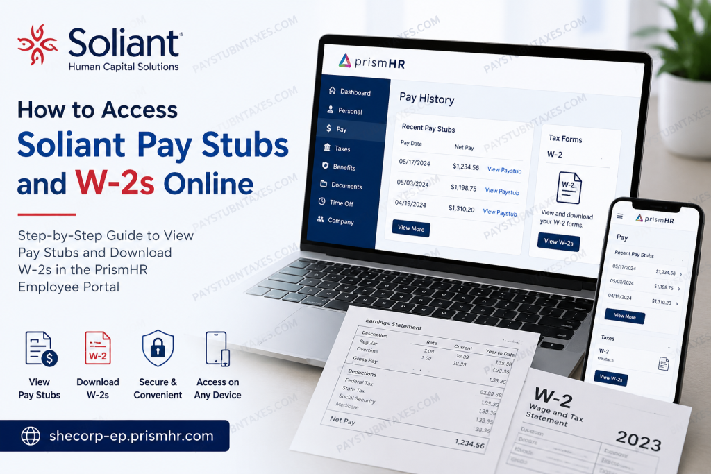How to Access Soliant Pay Stubs and W-2s Online