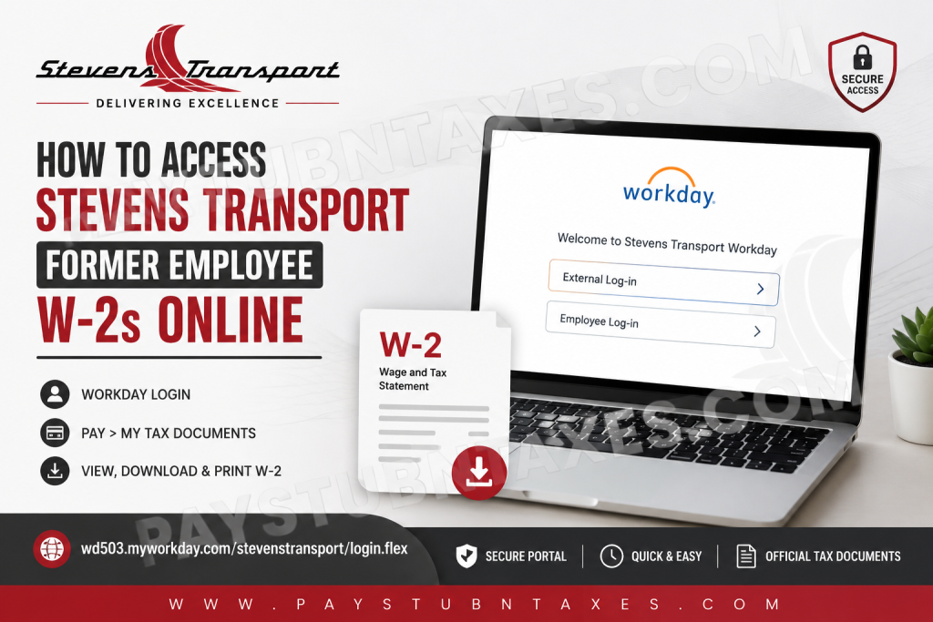 How to Access Stevens Transport Former Employee W-2s Online