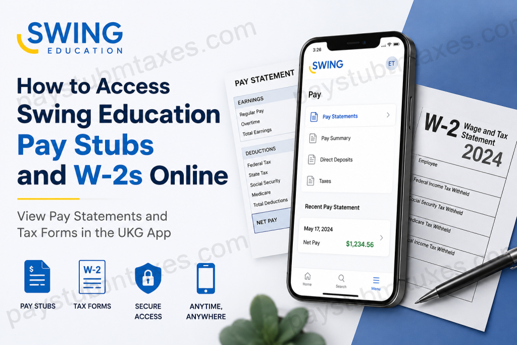 How to Access Swing Education Pay Stubs and W2s Online