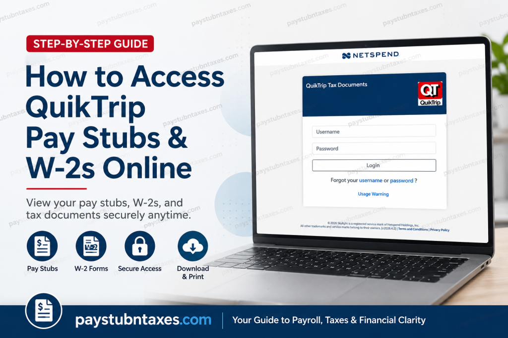 How to Access QuikTrip Pay Stubs and W2s Online