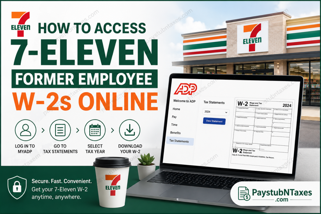 How to Access 7-Eleven Former Employee W-2s Online