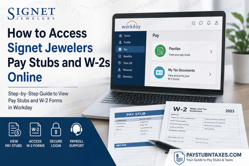 How to Access Signet Jewelers Pay Stubs and W-2s Online