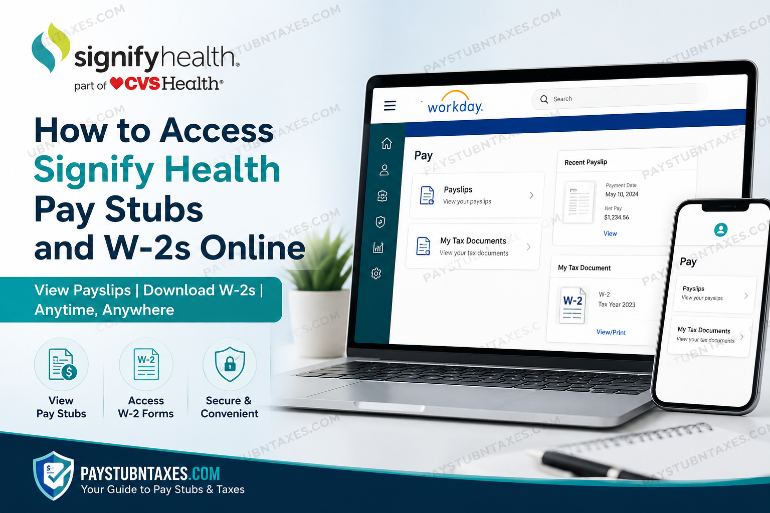 How to Access Signify Health Pay Stubs and W-2s Online