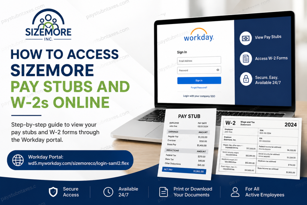 How to Access Sizemore Pay Stubs and W-2s Online