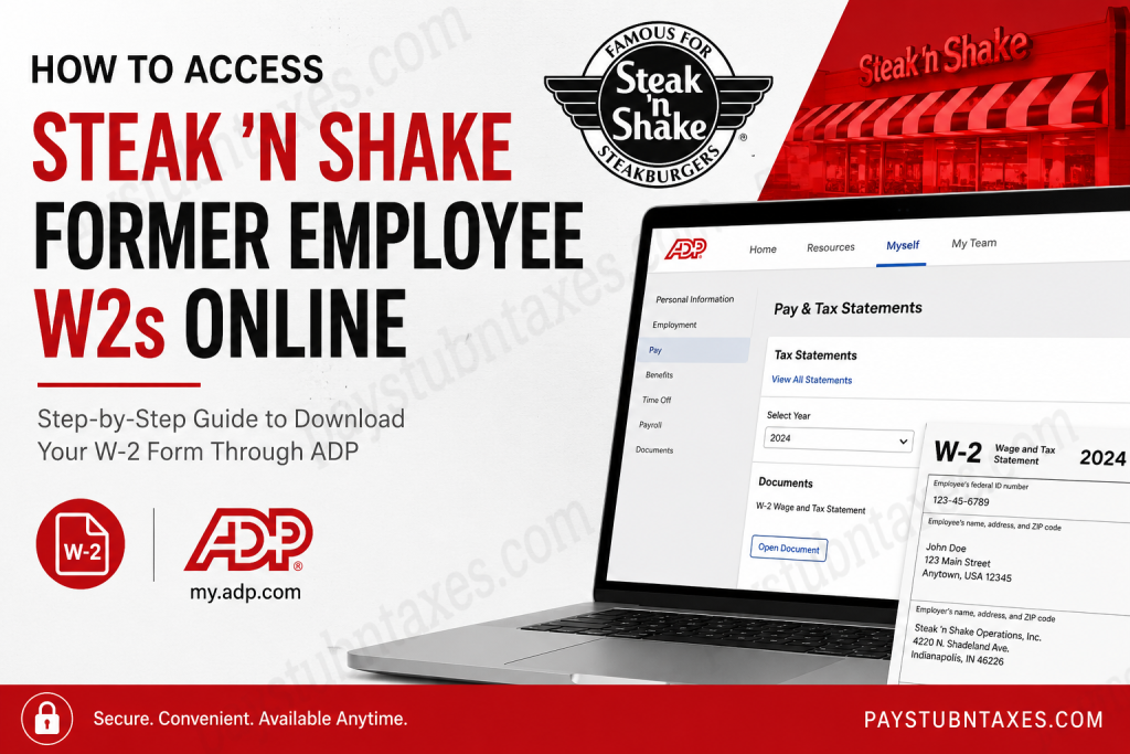 How to Access Steak ‘n Shake Former Employee W2s Online