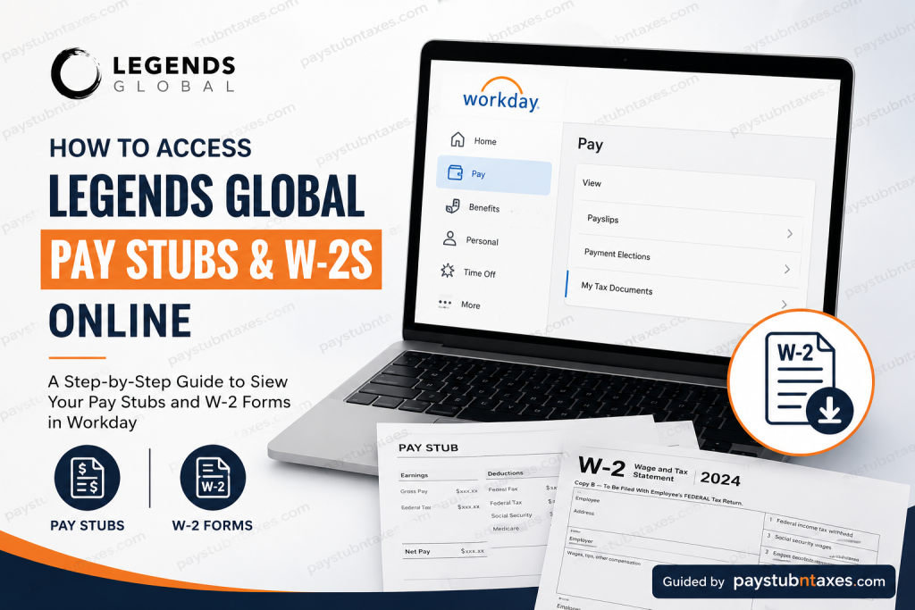 How to Access Legends Global Pay Stubs and W-2s Online