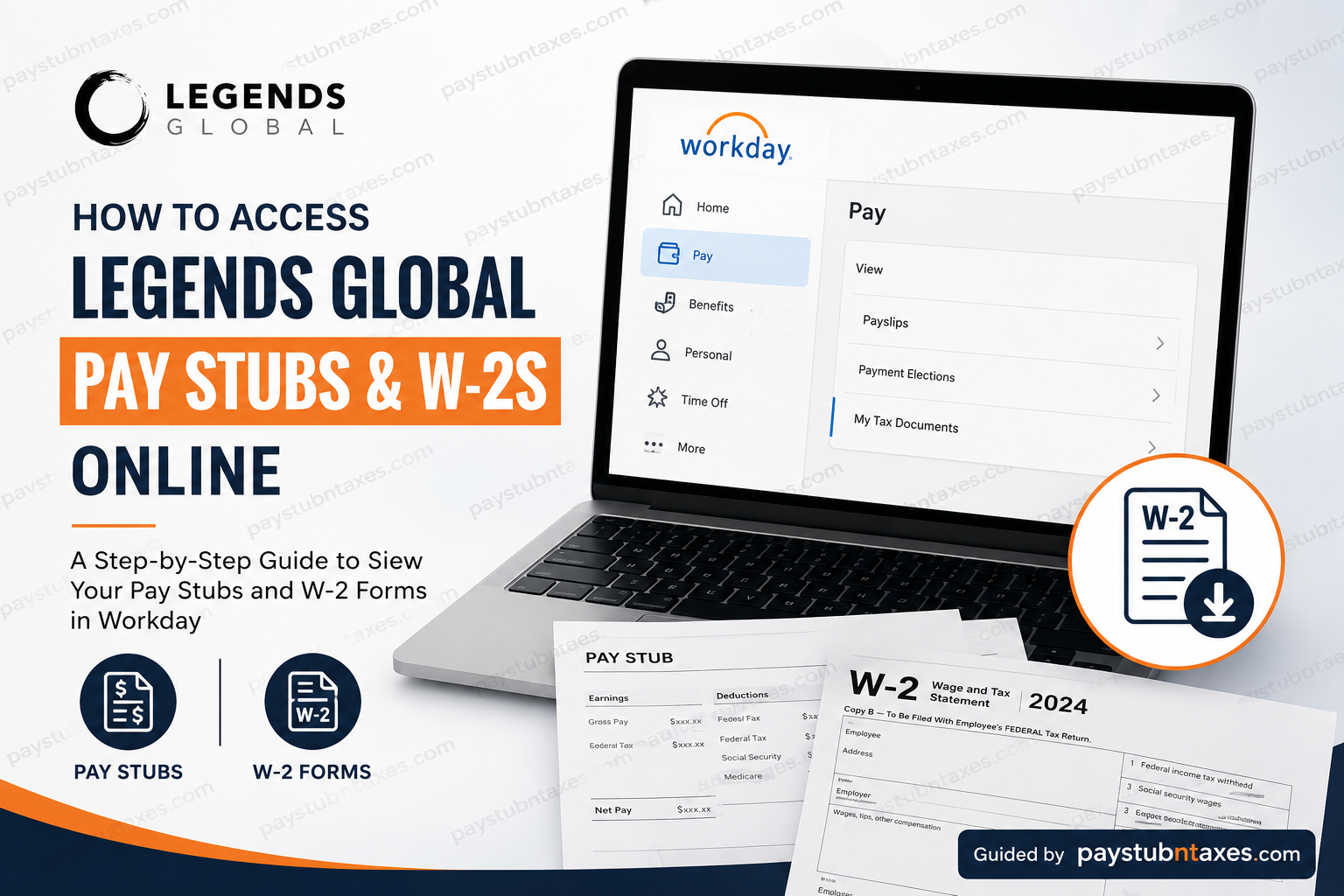How to Access Legends Global Pay Stubs and W-2s Online
