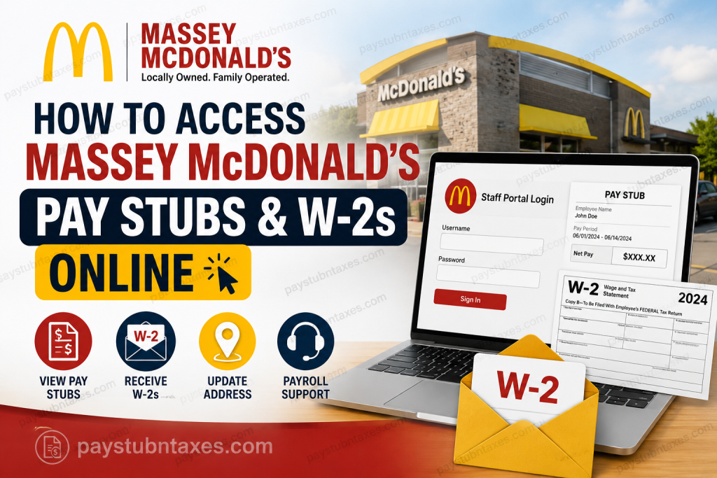 How to Access Massey McDonald’s Pay Stubs and W-2s Online