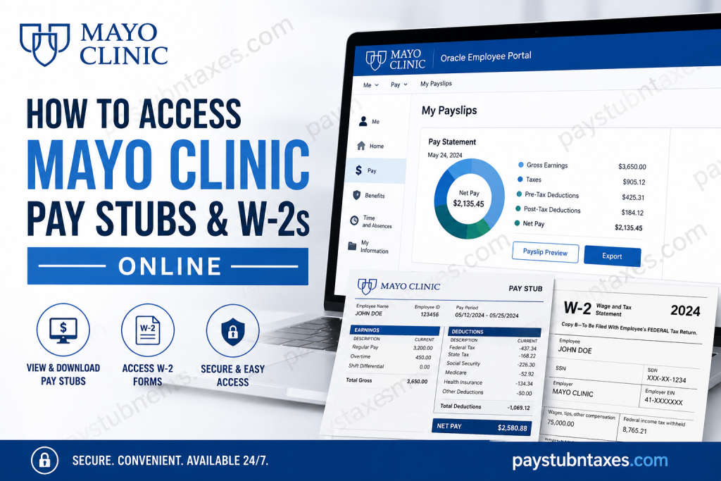 How to Access Mayo Clinic Pay Stubs and W-2s Online