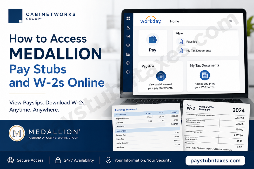 How to Access Medallion Pay Stubs and W-2s Online