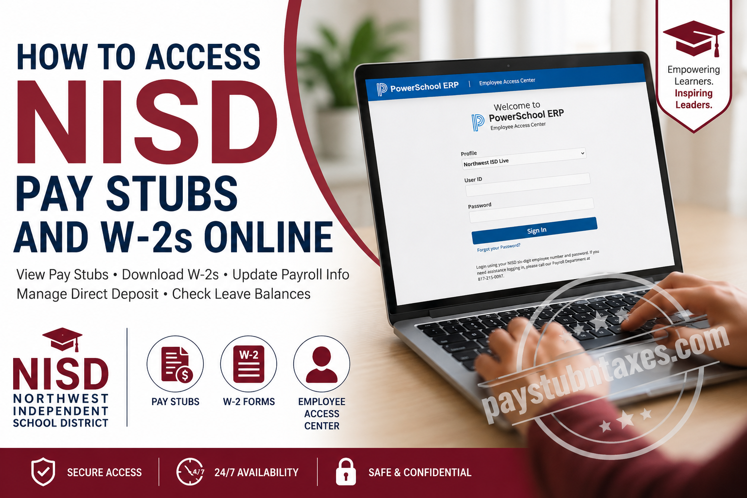 How to Access NISD Pay Stubs and W-2s Online