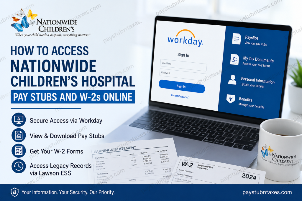How to Access Nationwide Children’s Hospital Pay Stubs & W2s
