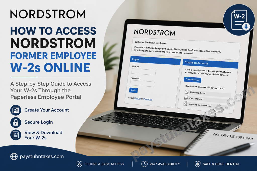 How to Access Nordstrom Former Employee W-2s Online