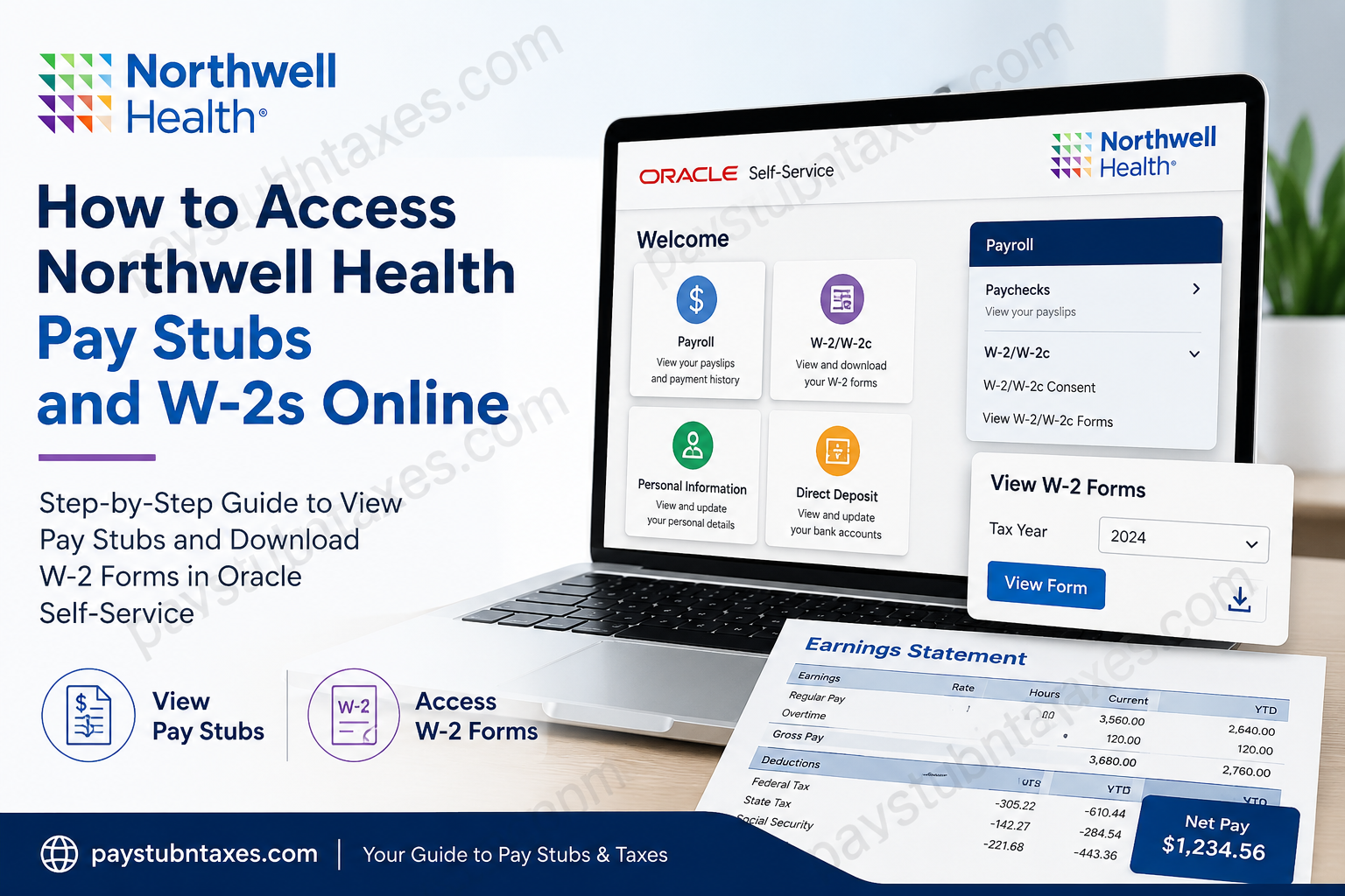 How to Access Northwell Health Pay Stubs and W-2s Online