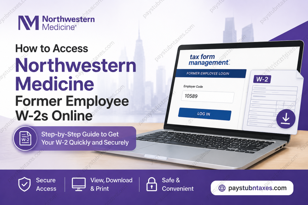 How to Access Northwestern Medicine Former Employee W-2s