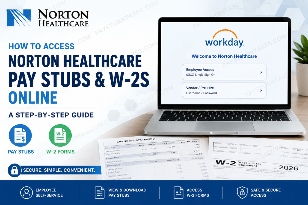 How to Access Norton Healthcare Pay Stubs and W-2s Online