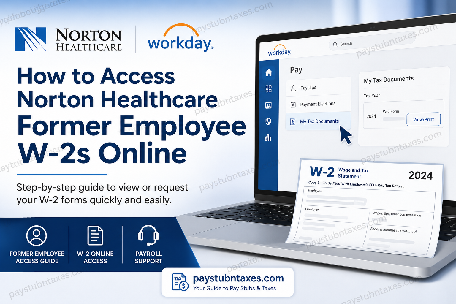 How to Access Norton Healthcare Former Employee W-2s Online