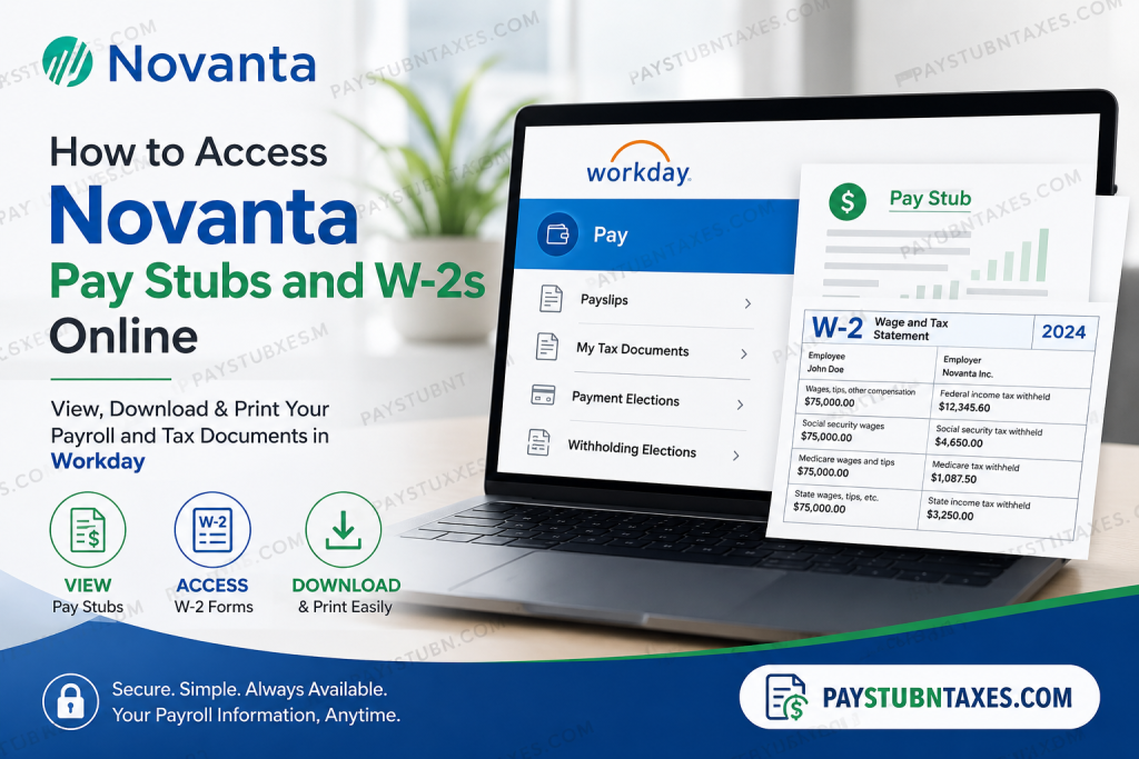 How to Access Novanta Pay Stubs and W-2s Online