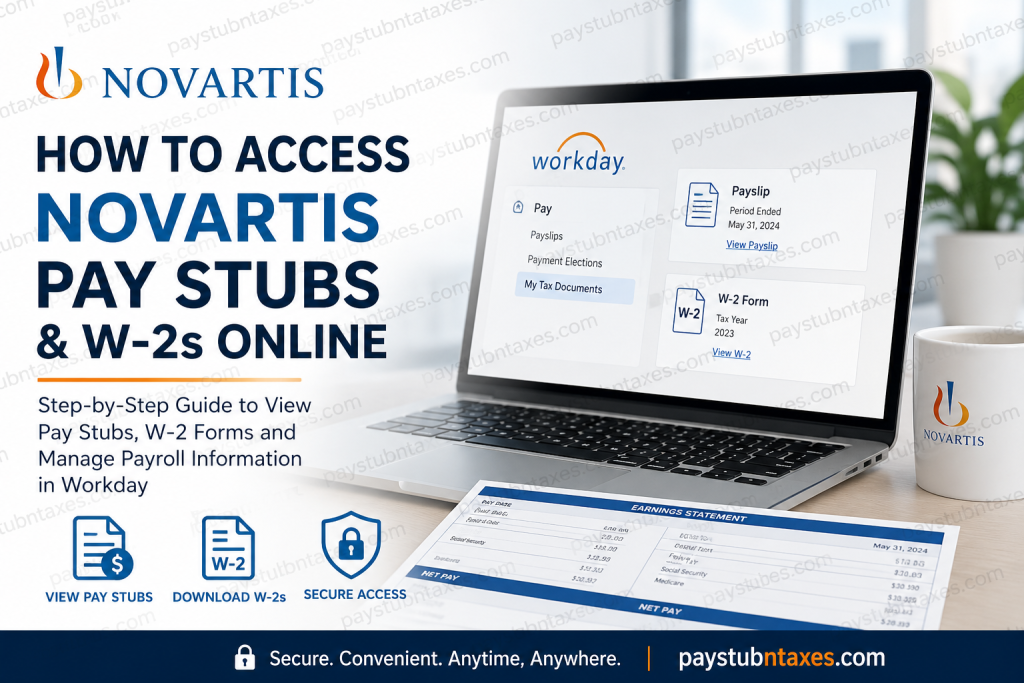 How to Access Novartis Pay Stubs and W-2s Online
